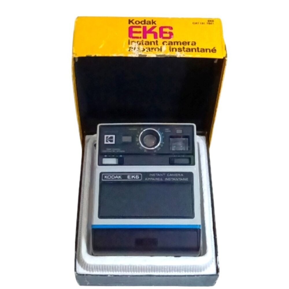 Vintage Kodak EK6 Instant Camera, Appareil Instantane, Original Box &‎ Manual